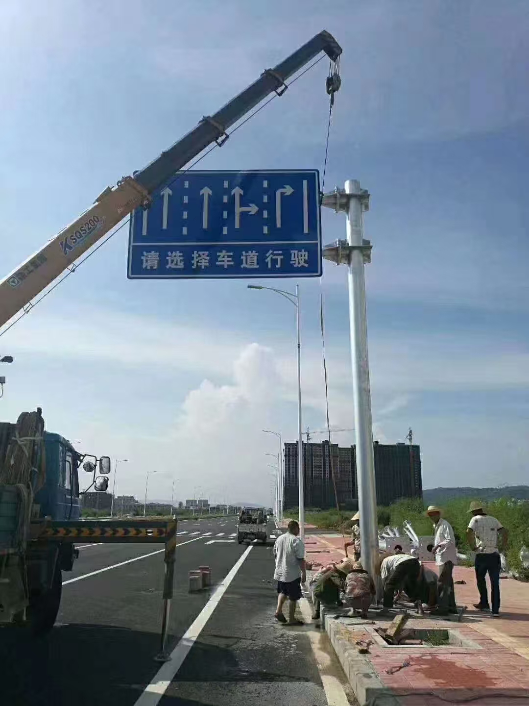 福州市道路标志牌八角杆 - 方案